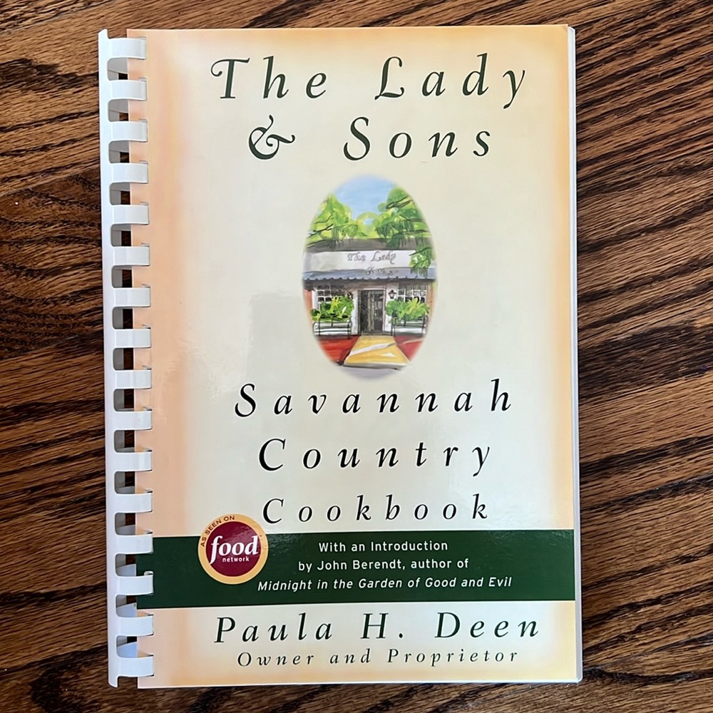 Signed copy of Paula Deen’s cookbook The Lady and Sons from the food network